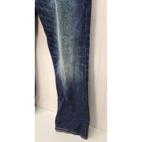 Mens Gap 1969 Standard Fit Jeans 38x32 Medium Wash Denim - Picture 5 of 12